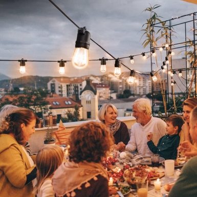 LED户外灯 - HCP103 S14圆头扁线灯串